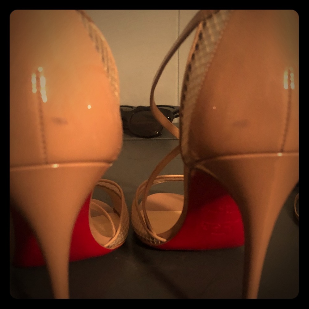 Christian Louboutin open toed heels
